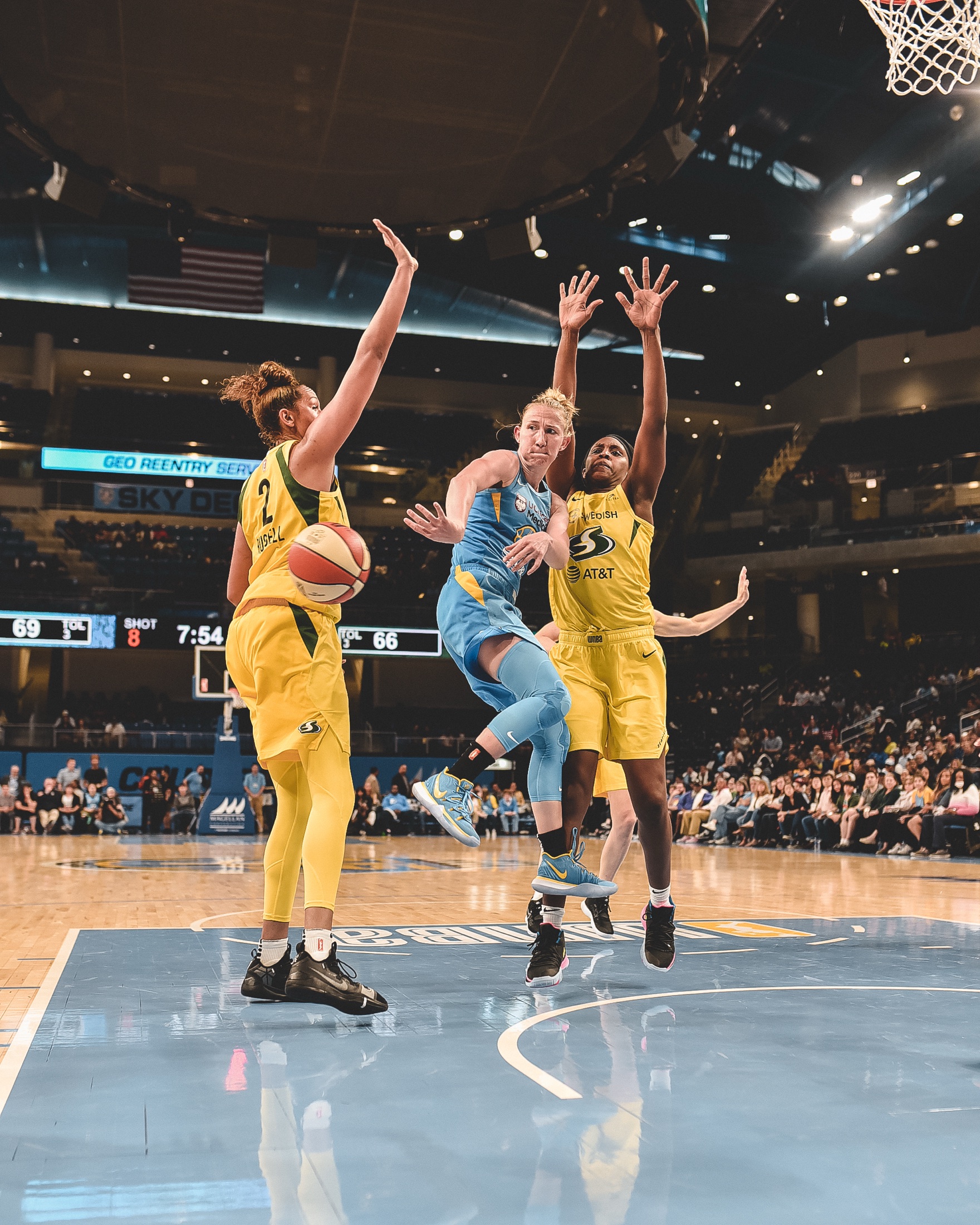 Courtney Vandersloot reset her own <a href="https://www.cbssports.com/wnba/news/chicago-sky-point-guard-courtney-vandersloot-breaks-her-own-wnba-single-season-assist-record/" target="_blank" rel="noopener noreferrer">single-season assist record</a> that year, 300 in all.