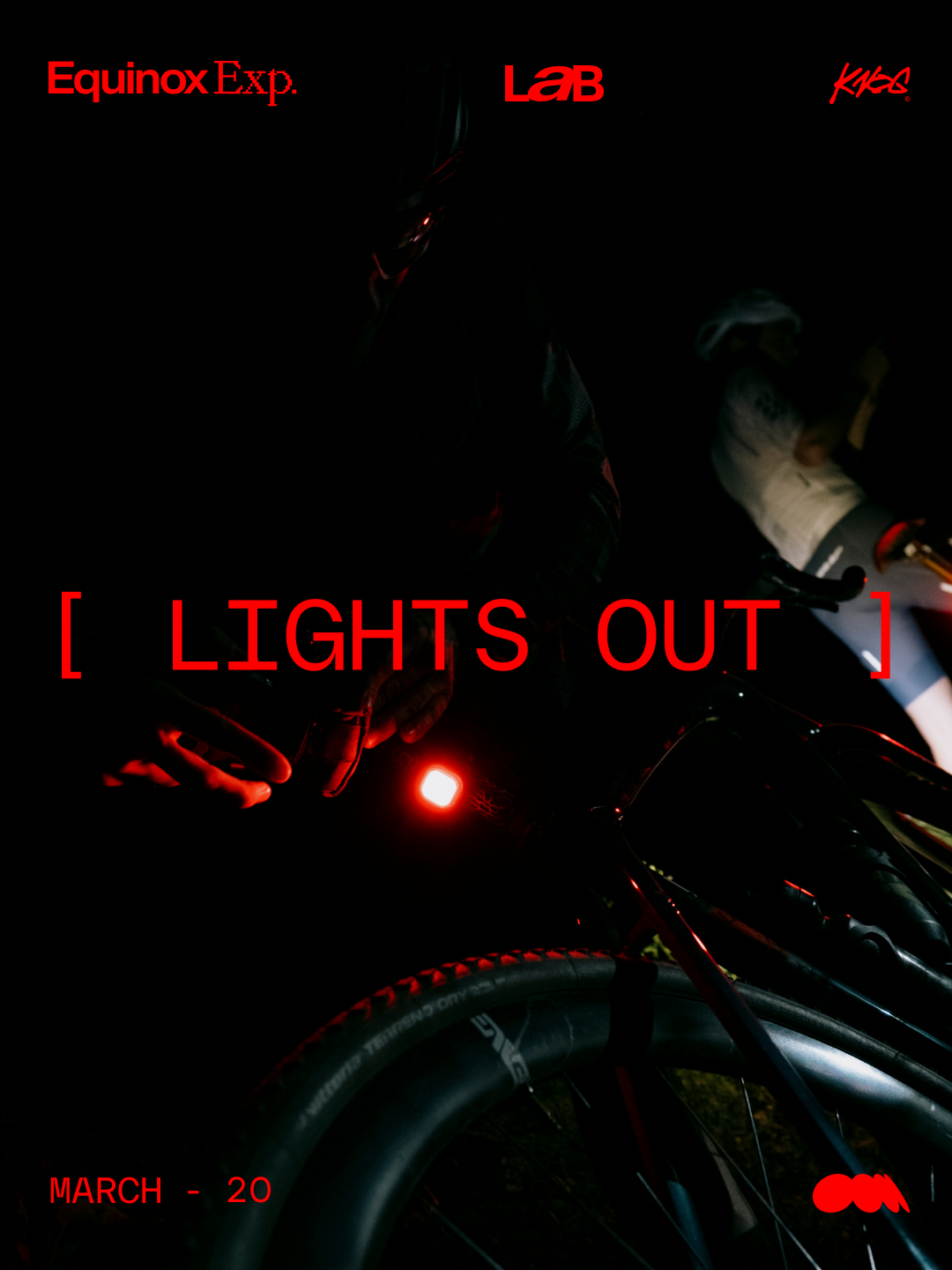 MAAP LAB × KNØG × Equinox Exp · Lights Out · March 20, 2026